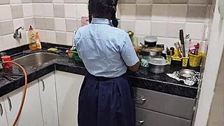 crazy desi teen gets roughly fucked by village stud outdoors