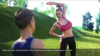 jogging milf wife with big tits ass tempts me hard