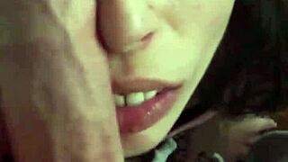 pov cuddling skinny small tits candie cross turns to submissive bdsm cock play