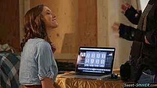 oh god i can't resist this sexy model's tight wet pussy during our erotic photoshoot