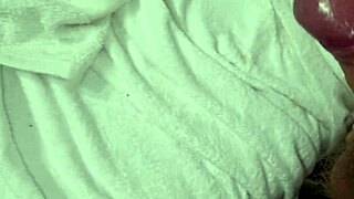 Arrapato Strokes Huge Cock Powerful Cumshot Intense Orgasm Moans Barefoot