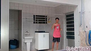 Tall Skinny Blonde Lingerie Punishes With Huge Ass Fingering Big Tits