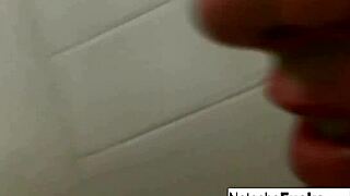 Busty Natasha Nice Glows in Seductive Black Light Tease