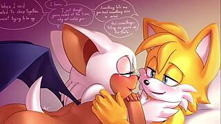 Tailouge krazyelf furry couple missionary oral licking