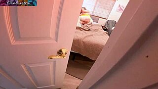 Hey watch me catch hot milf riding cock after masturbating