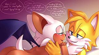 Tailouge krazyelf furry couple missionary oral licking