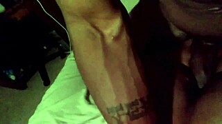 big booty babe gets intense ass massage session