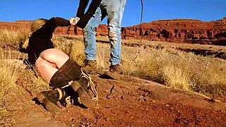 hey rebel rhyder, your big ass whipped then rough anal fucked outdoors in usa dirt?!