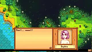 Sophia spies futanari lesbians in voyeur game event