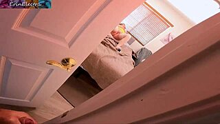 Hey watch me catch hot milf riding cock after masturbating