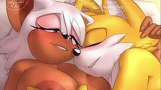 Tailouge krazyelf furry couple missionary oral licking