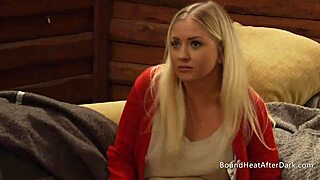 Busty natural tits lesbian slave masturbates under madame's watch