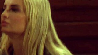 Busty natural tits lesbian slave masturbates under madame's watch