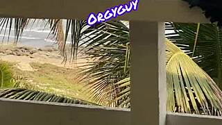 wanna see this slutty housewife flash her wet pussy at beach resort?