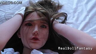 hey, this sex doll takes monster cock deep in her ass for the first time ever