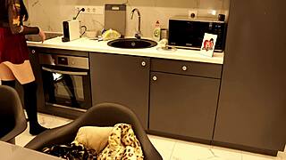 big ass brunette babe flashes panties from cut miniskirt