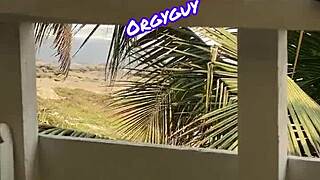 wanna see this slutty housewife flash her wet pussy at beach resort?