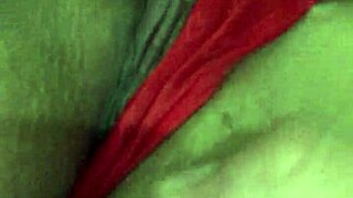 Brazilian amateur flashes her smooth shaved pussy