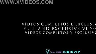 cristina almeida takes first dp in front of husband