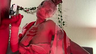 Silent Hill Nurse Halloween Cosplay Visit