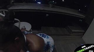 Balcony Blowjob Fills Me with Passion!