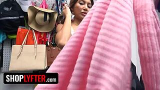 Petite Thief's Tight Pussy Pounded By Guard?