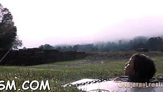 Bound Couple Endures Rough Spanking Bondage Domination Hardcore Fuck