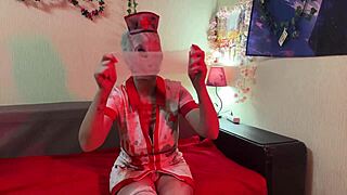 Silent Hill Nurse Halloween Cosplay Visit