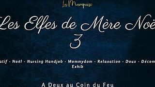 french elf nurses cock with teasing handjob delight