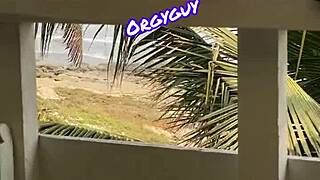 wanna see this slutty housewife flash her wet pussy at beach resort?