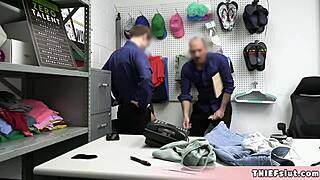 i'm dania the cute brunette starting as rookie mall cop today