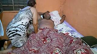 Sexy Brazilian Amateur Sucks Cock Deep While He Rests