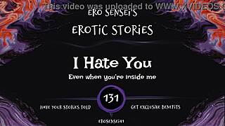 pov erotic audio immersion: hating you fuels my intense female orgasm