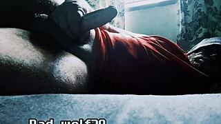 bad wolf28 strokes his penis while explaining its dual urination and sex roles