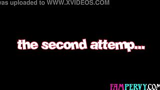 Mandy Waters Hot Brunette Milf Deepthroats Massive Cock Naughtily