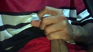 intense handjob blast in crowded market parking lot