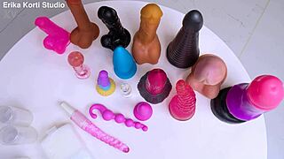 i explored eva tenders' intense first anal toy session
