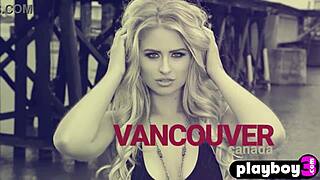 big tits latina poses lingerie as blonde milf stripteases seductively