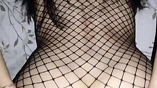 A skinny mature in stockings bends for intense doggy pov anal pounding