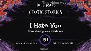 pov erotic audio immersion: hating you fuels my intense female orgasm