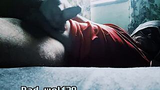 bad wolf28 strokes his penis while explaining its dual urination and sex roles