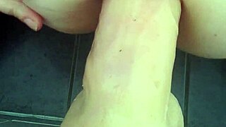 Dildo Deeply Stretches Tight Ass for Intense Anal Pleasure