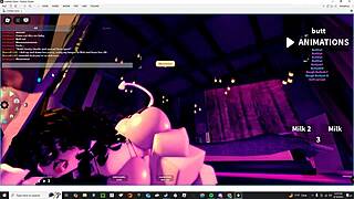 Demon slut roughly impaled by monster cock in hardcore frenzy