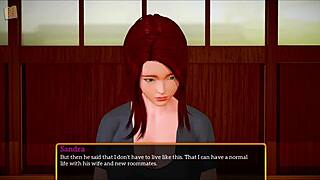 Redhead babe with big ass and small tits plays naughty game.