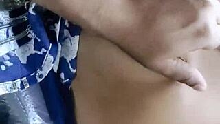 canadian college slut rides rough cock in car