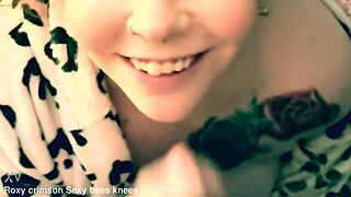 smiling through sloppy cumshots and deepthroat gags