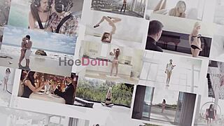 blonde short hair office slut craves rough hardcore cock pounding