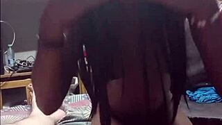 wife ditches cleaning to slurp my throbbing cock hungrily