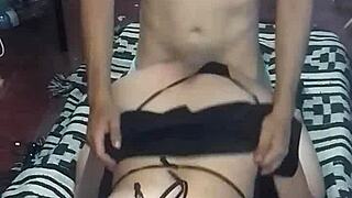 i'm sexy police milf fucking stranger thong panties after party hookup