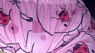 i slip into my cute pajamas teasing you softly